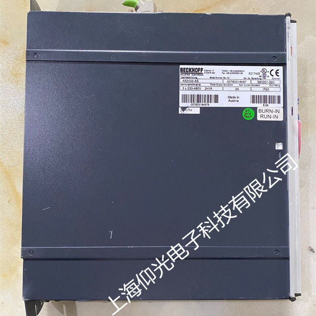 BECKOFF倍福伺服驅(qū)動器通電報(bào)警ED40/ED41維修電話