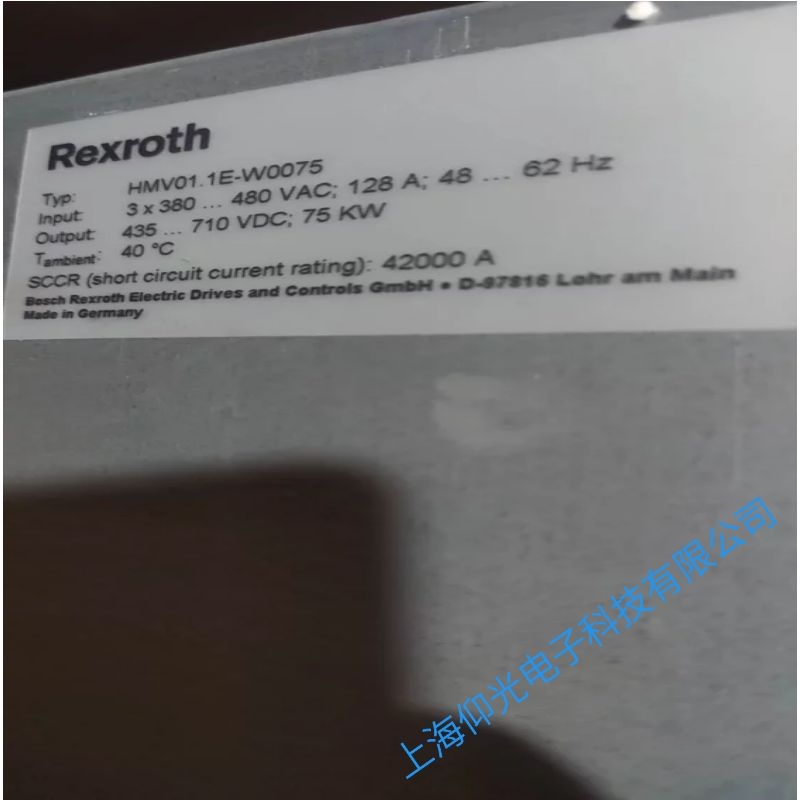 REXROTH力士樂伺服驅(qū)動(dòng)器報(bào)F4009代碼維修電話多少