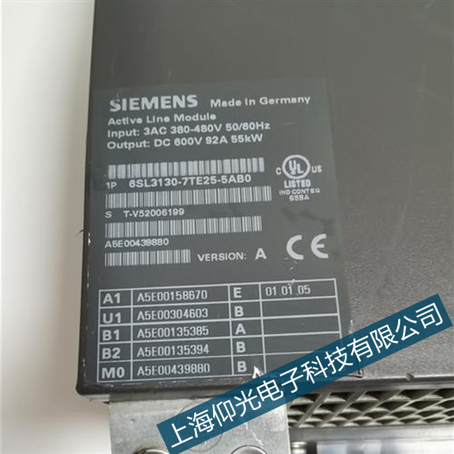 杭州西門子801d伺服器F07417脈沖方式不合理維修