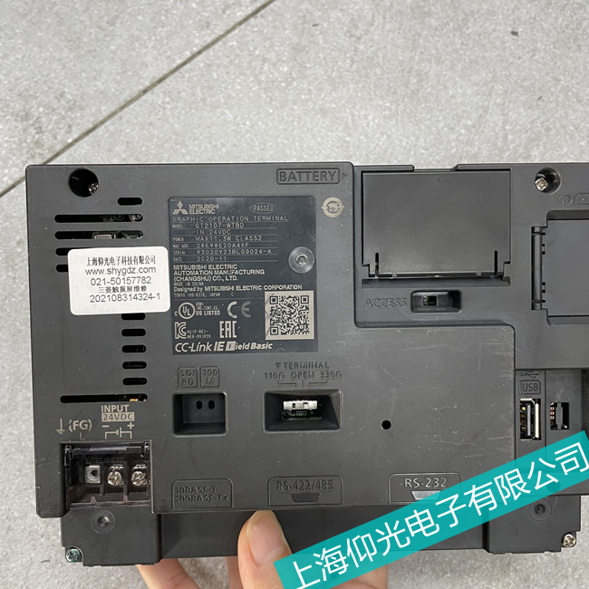 Mitsubishi三菱觸摸屏GT1175系列內部器件燒壞故障原因有哪些?
