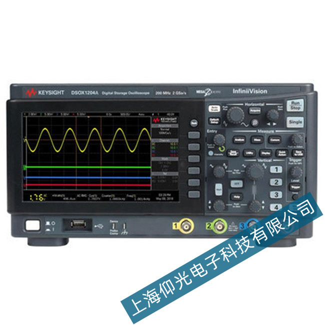 是德科技DSOX1204A示波器無基線故障檢修